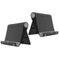2 Pack Portable Fold-up Stand Holder Travel Desktop Cradle Dock  - ONXW207 2557-1