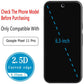 2 Pack Screen Protector Tempered Glass HD Clear Full Cover (Fingerprint Unlock) 9H Hardness  - ON2SP90 2451-2