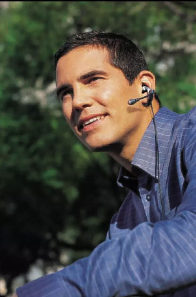  Wired Earphone   with Boom Mic  Ear-hook  3.5mm Adapter   Single Earbud   Headphone   - ONXC37 2097-4