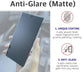 2 Pack Matte Screen Protector TPU Film Anti-Glare Anti-Fingerprint Fingerprint Works 3D Edge  - ON2SP28 2222-2