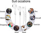 2 Pack TYPE-C Earphones  USB-C Earbuds Headphone w Mic Headset Earpieces  - ONXW203 2553-6