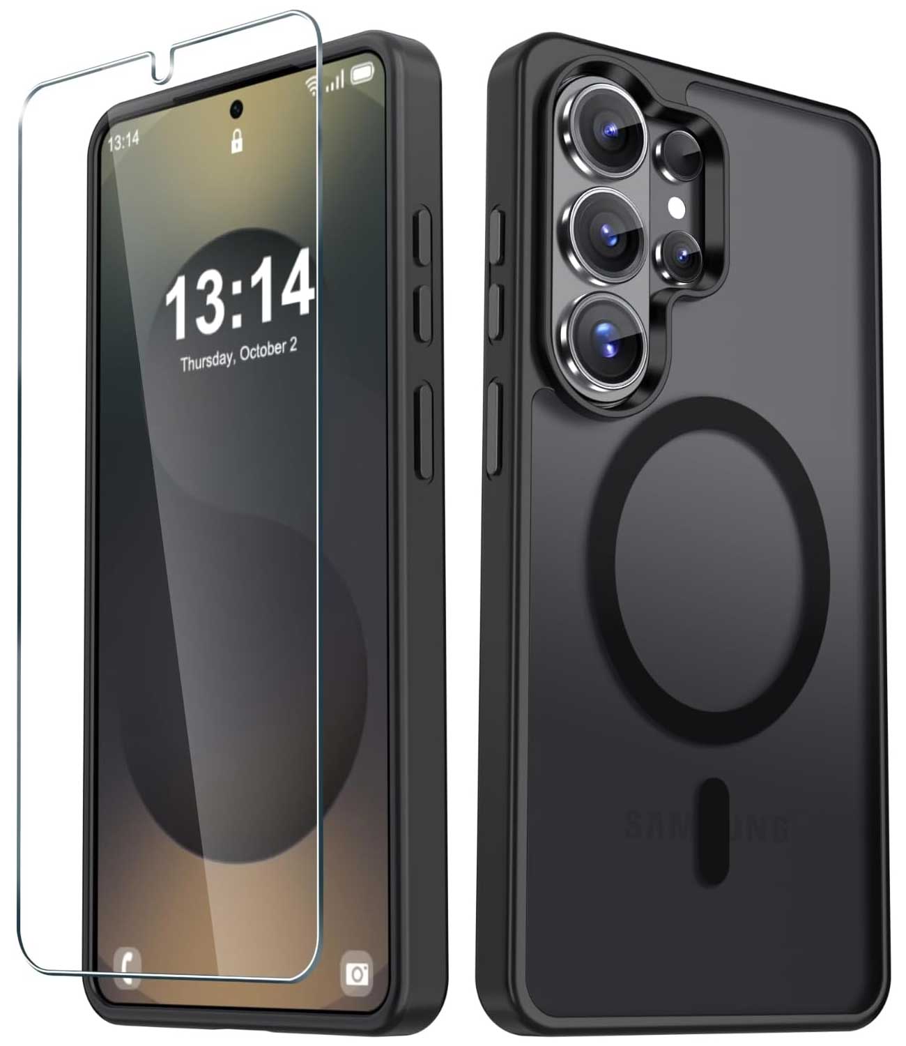  Magnetic Case  Cover With Glass Screen Protector Armor Drop-Proof Defender  - ONXW3 2339-1