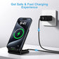Wireless Charger 15W Fast Stand Charging Pad  Slim Charging Station   - ONXW206 2556-3