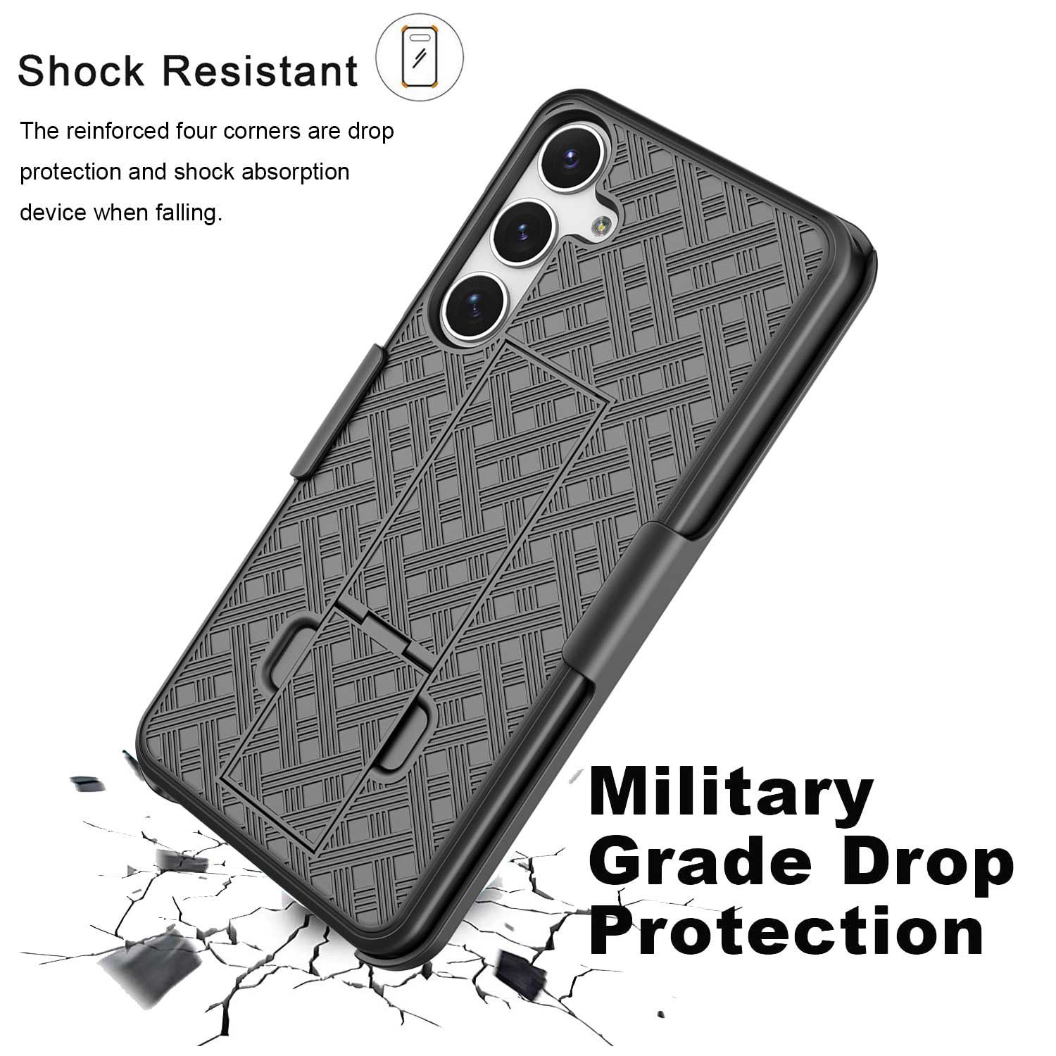 Case Belt Clip Holster Swivel Cover Kickstand Armor  - ONL73 2287-5
