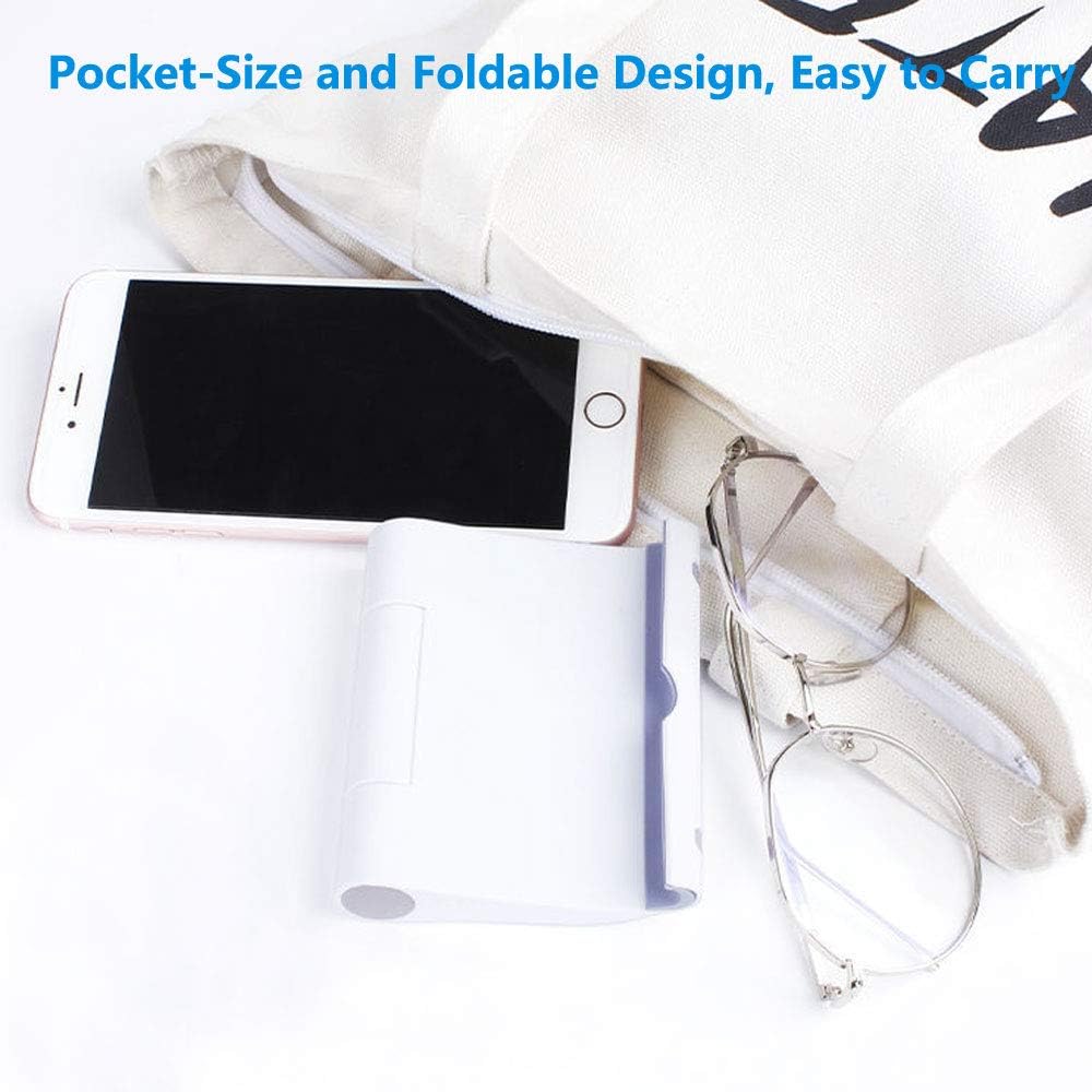 2 Pack Portable Fold-up Stand Holder Travel Desktop Cradle Dock  - ONXW207 2557-7