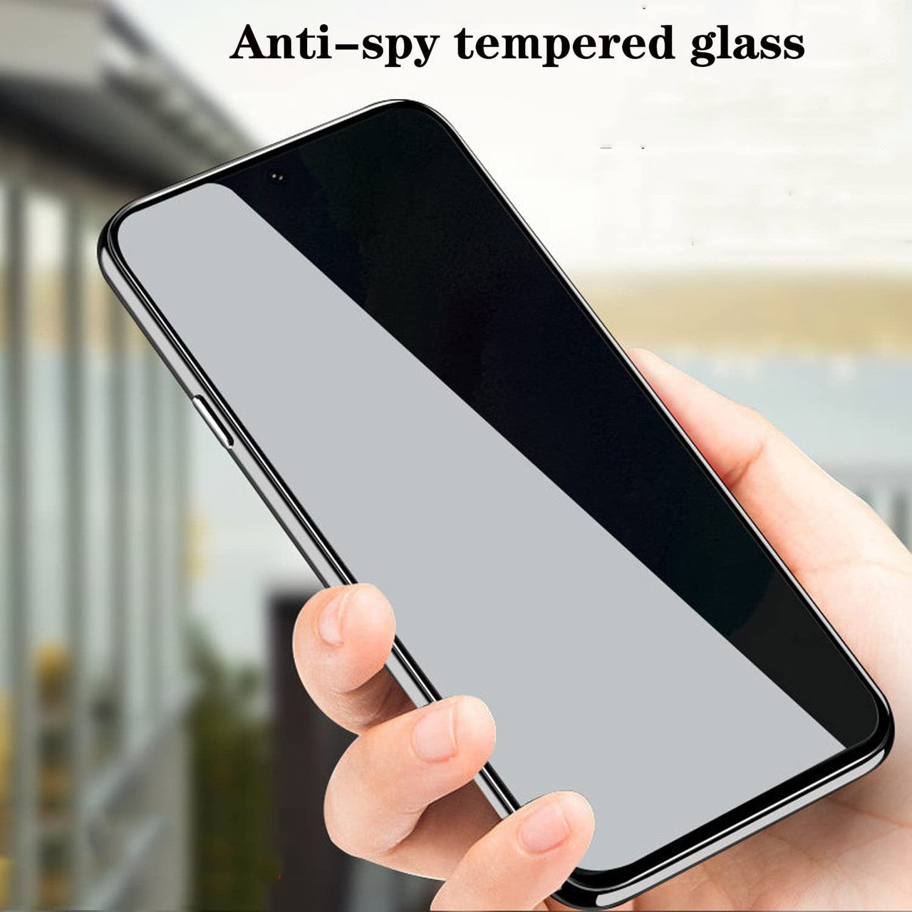 2 Pack Privacy Screen Protector Tempered Glass Anti-Spy 9H Hardness Anti-Peep 3D Edge  - ON2V53 2076-6