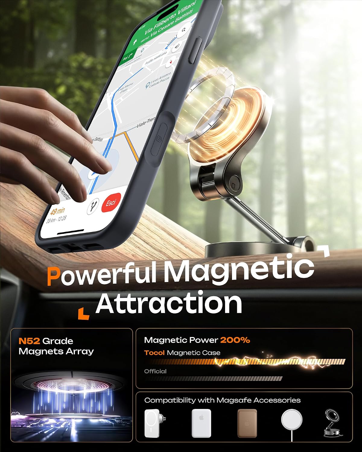 Magnetic Case Cover Armor Drop-Proof Defender Protective  - ONXW252 2609-4