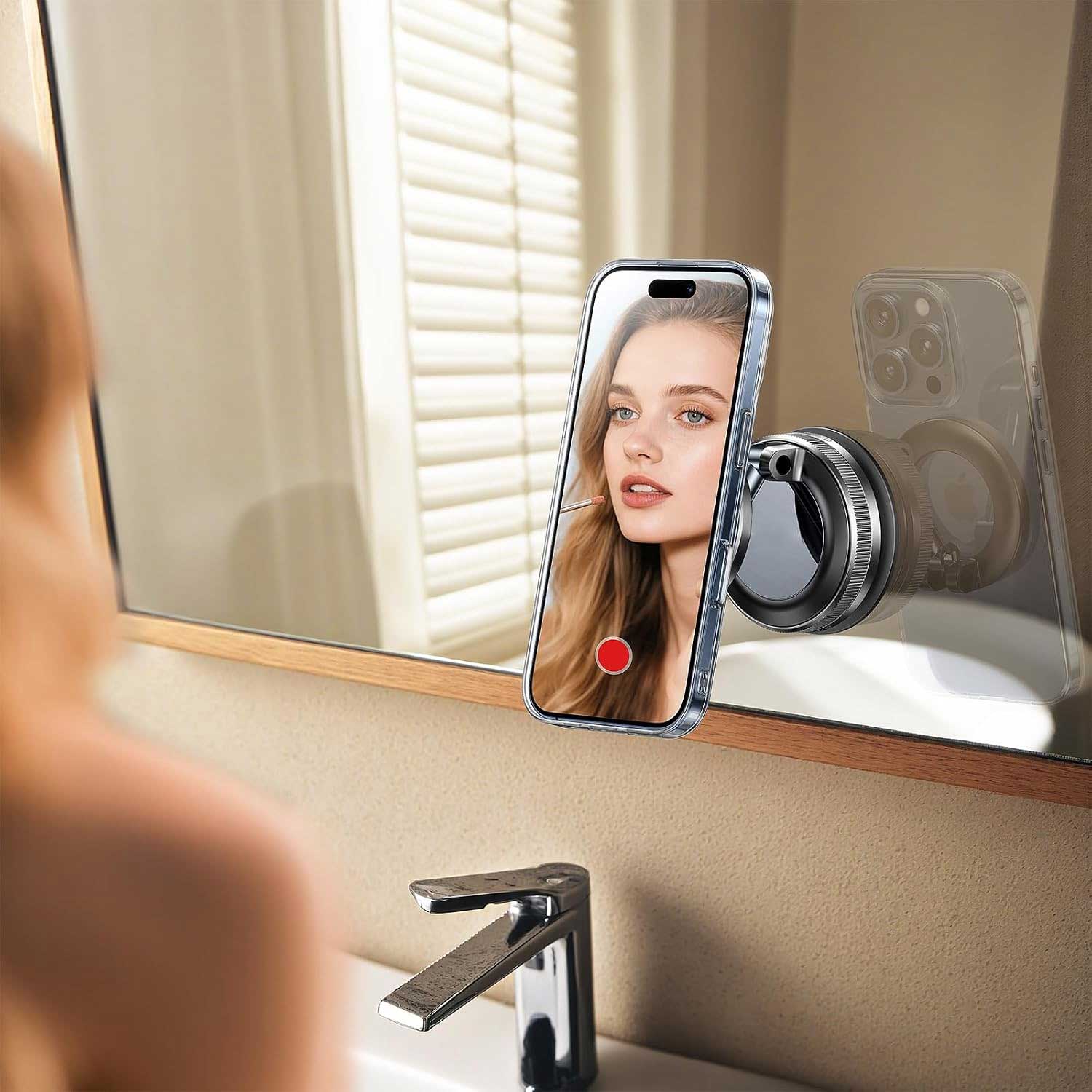 Vacuum Magnetic Phone Holder Mount Suction Folding  Windshield  - ONXW216 2566-10