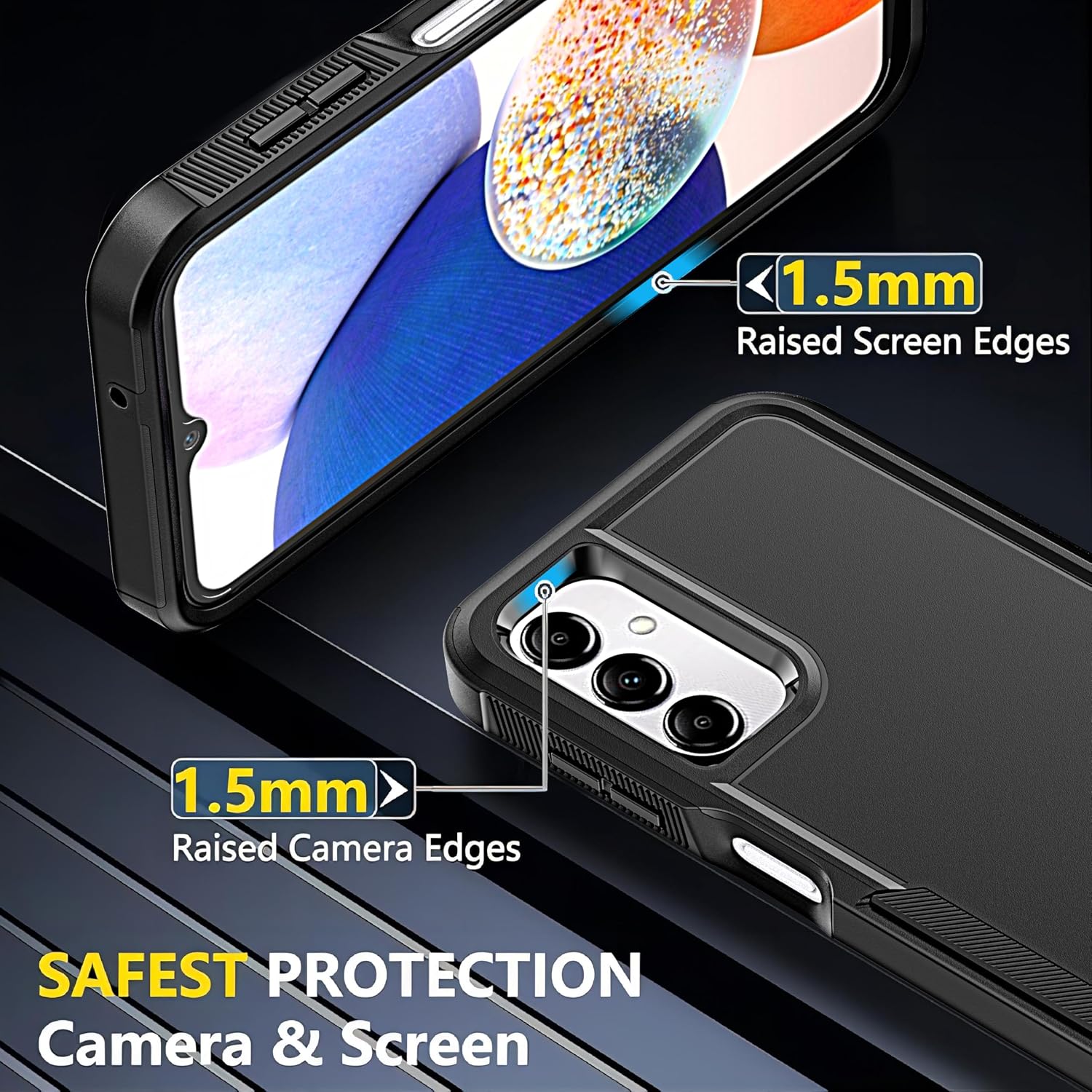 Case Cover Shockproof Non-Slip Armor Drop-Proof   - ONXW58 2394-3
