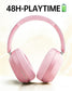 Pink Wireless Headphones Foldable Headset w Mic Earphones Earbuds  - ONXW269 2630-4