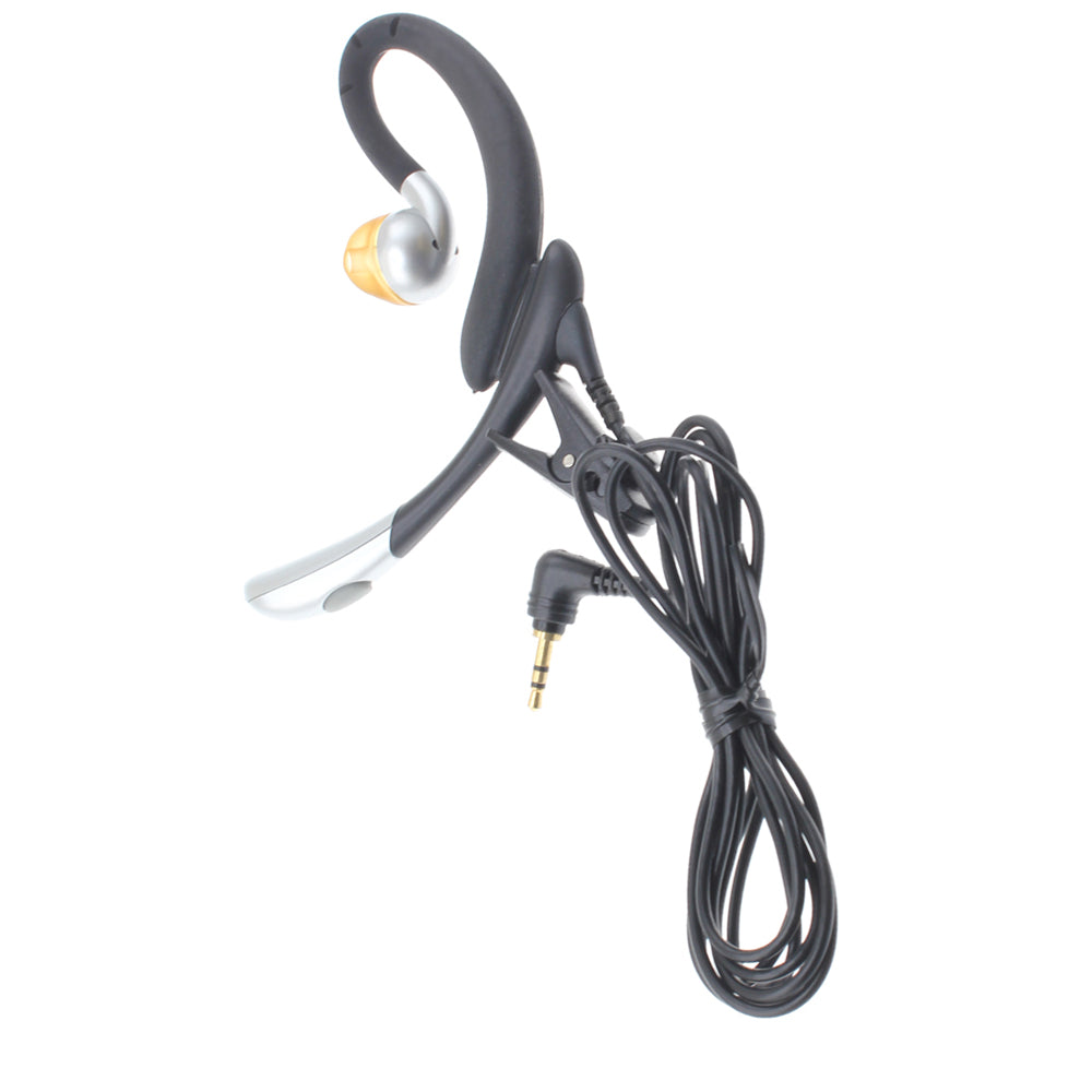  Wired Earphone with Boom Mic   Over-the-ear  3.5mm Adapter  Single Earbud  Headphone  - ONC37+S06 1992-3