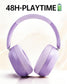 Purple Wireless Headphones  Foldable Headset w Mic Earphones Earbuds  - ONXW268 2629-4