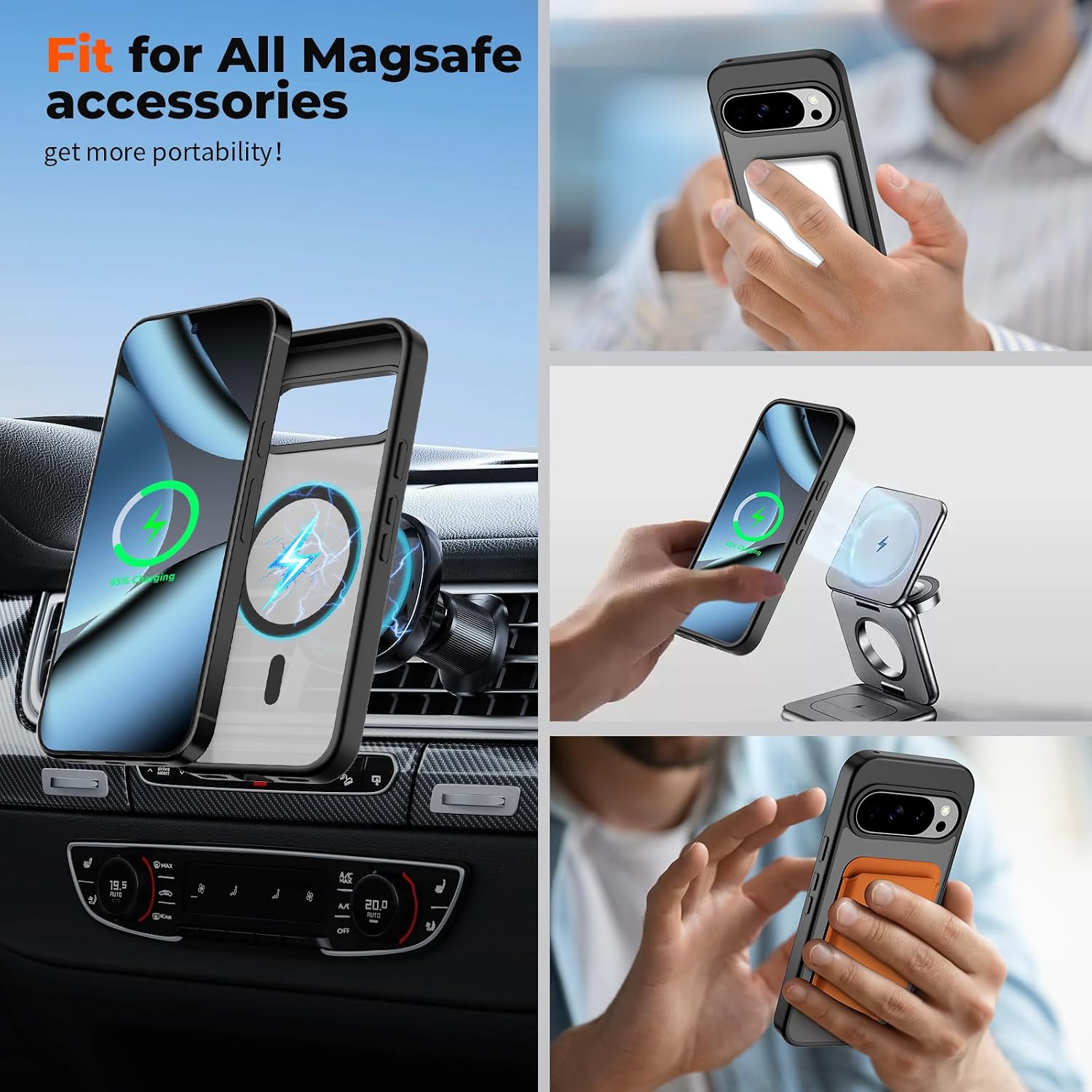 Magnetic Case Cover Armor Drop-Proof Defender Protective  - ONXW170 2519-2