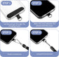 Black 2 Pack Phone Lanyard Holder Adjustable 1 Pcs Neck Straps 1 Pcs Wrist Straps For Phone Cases  - ONXW273 2634-2