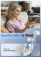 White Wired TYPE-C Earphones USB-C Earbuds Magnetic Headphone w Mic Headset Earpieces  - ONA14 2572-2