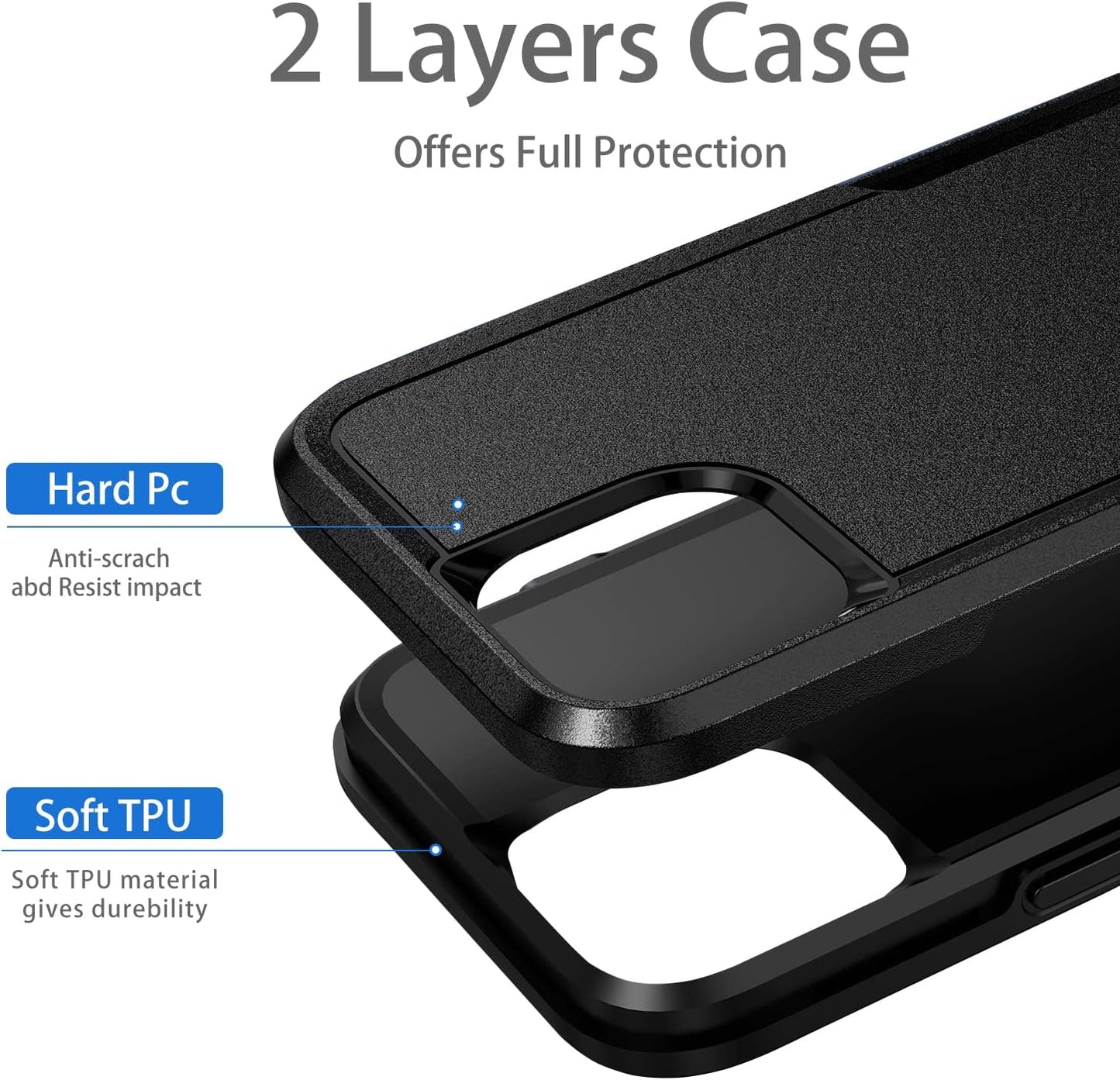 Case Cover Dual Layer Shockproof Non-Slip Armor  - ONXW164 2513-2