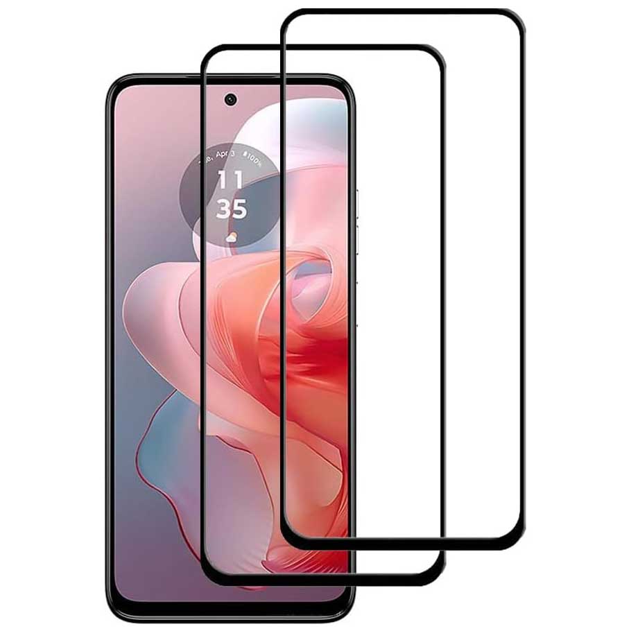 2 Pack Screen Protector Tempered Glass HD Clear Full Cover (Fingerprint Unlock) 9H Hardness  - ON2SP81 2321-1