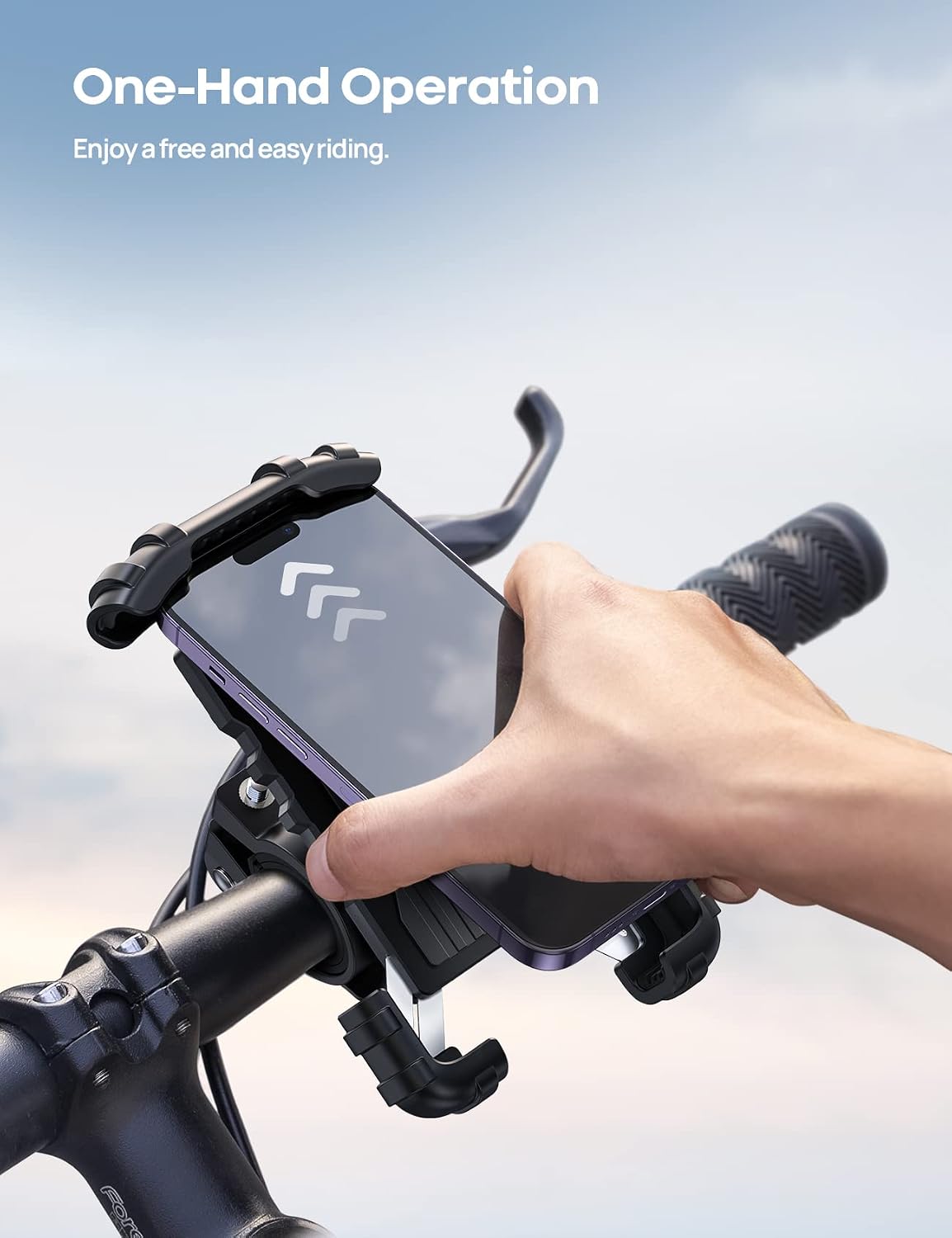 Bicycle/Motorcycle Mount  Handlebar Holder Bike Dock Swivel  - ONXW280 2641-2