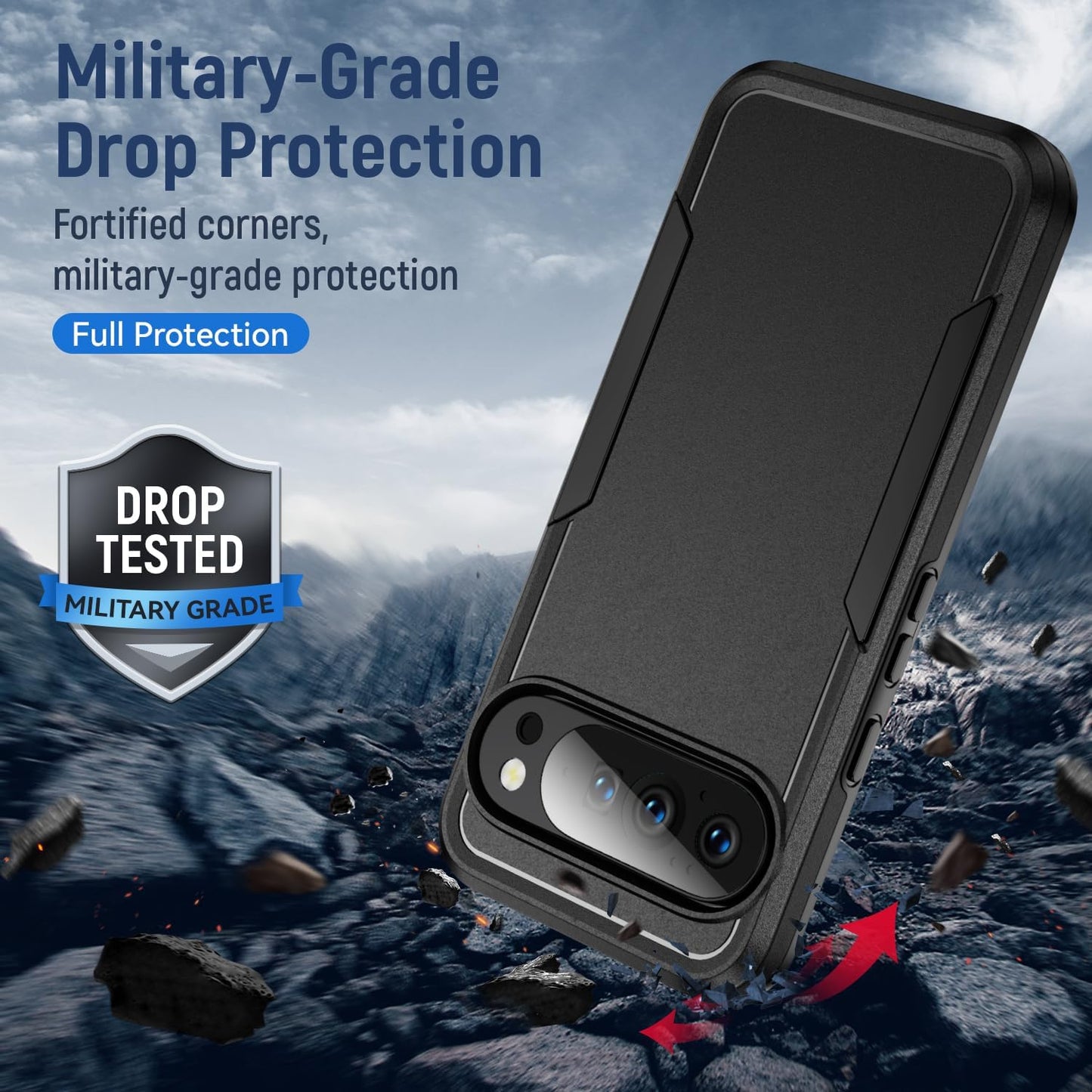 Case Cover Dual Layer Shockproof Non-Slip Armor  - ONXW178 2527-6