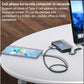 2 Port HDMI TV Adapter 7-in-1 USB-C Hub TYPE-C PD Charger Audio Video Projector Converter   - ONZ88 2212-8