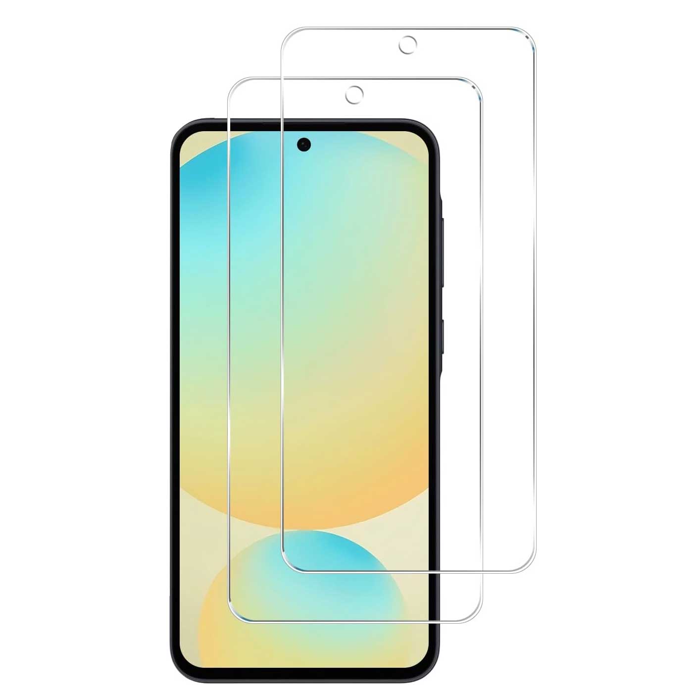2 Pack Screen Protector Tempered Glass HD Clear  Full Cover  (Fingerprint Unlock)  9H Hardness   - ON2SP87 2419-1