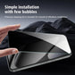 2 Pack Privacy Screen Protector Tempered Glass Anti-Spy Anti-Peep 9H Hardness 3D Edge  - ON2SP94 2455-7