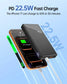2 Pack 10000mAh Power Bank  22.5W PD Fast Charge  Backup Battery Portable Charger LED Display  1-Port USB  - ONXW241 2597-2