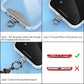 Beaded Phone Lanyard Wrist Strap For Phone Cases  Black  - ONXW281 2642-3