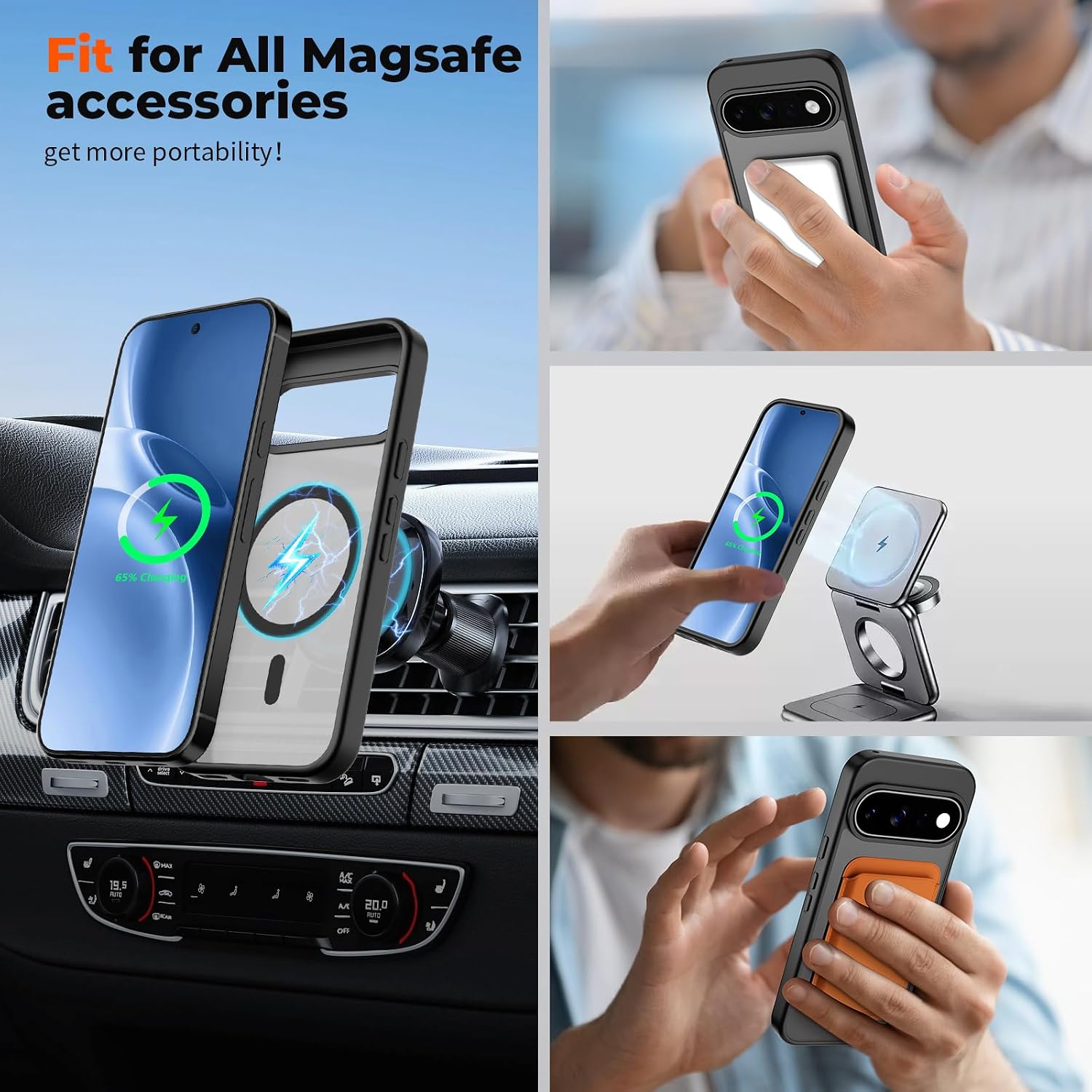 Magnetic Case Cover Armor Drop-Proof Defender Protective  - ONXW169 2518-3