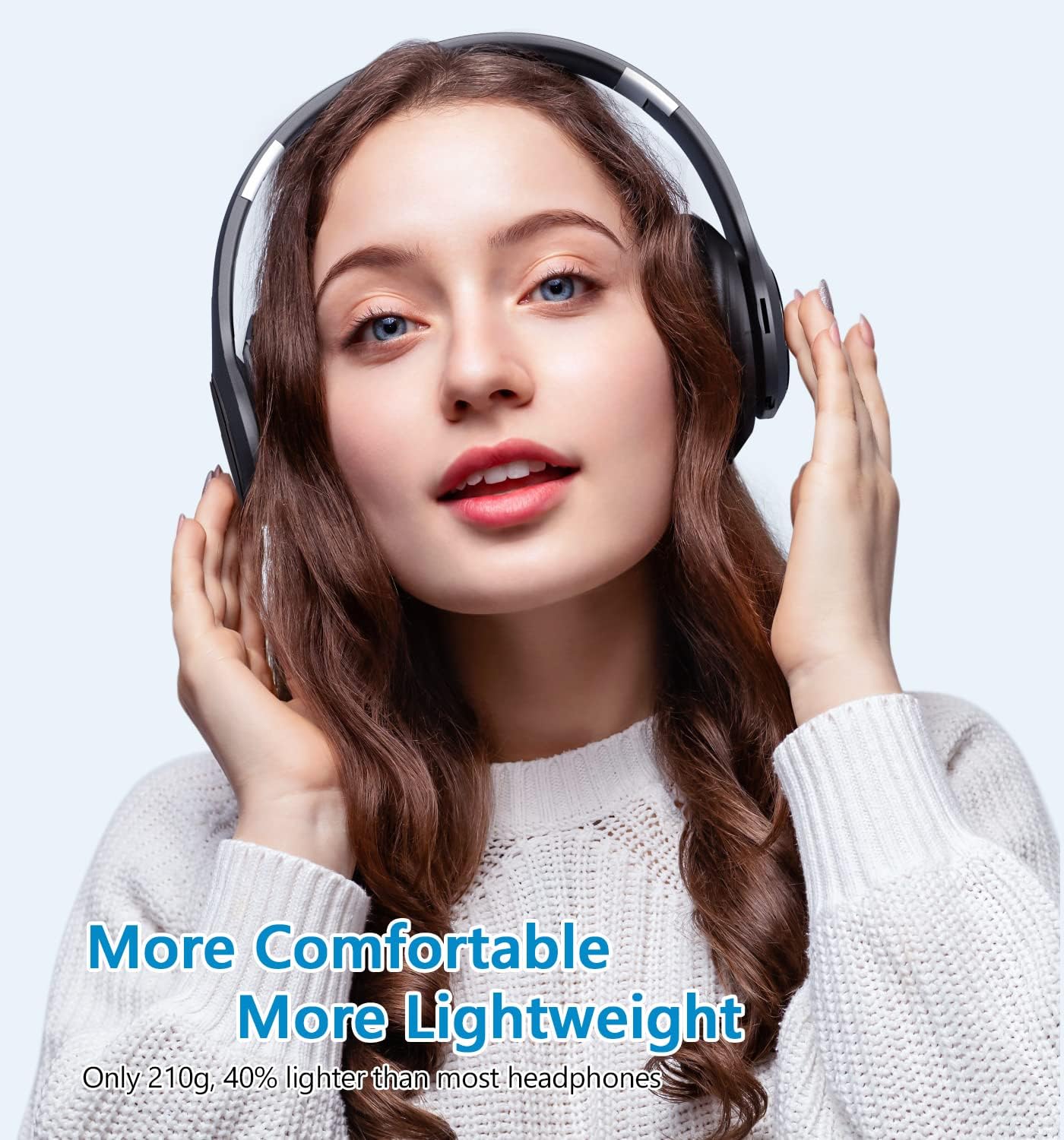 Wireless Headphones  Foldable Headset w Mic Hands-free  Earphones  - ONXW128 2476-6