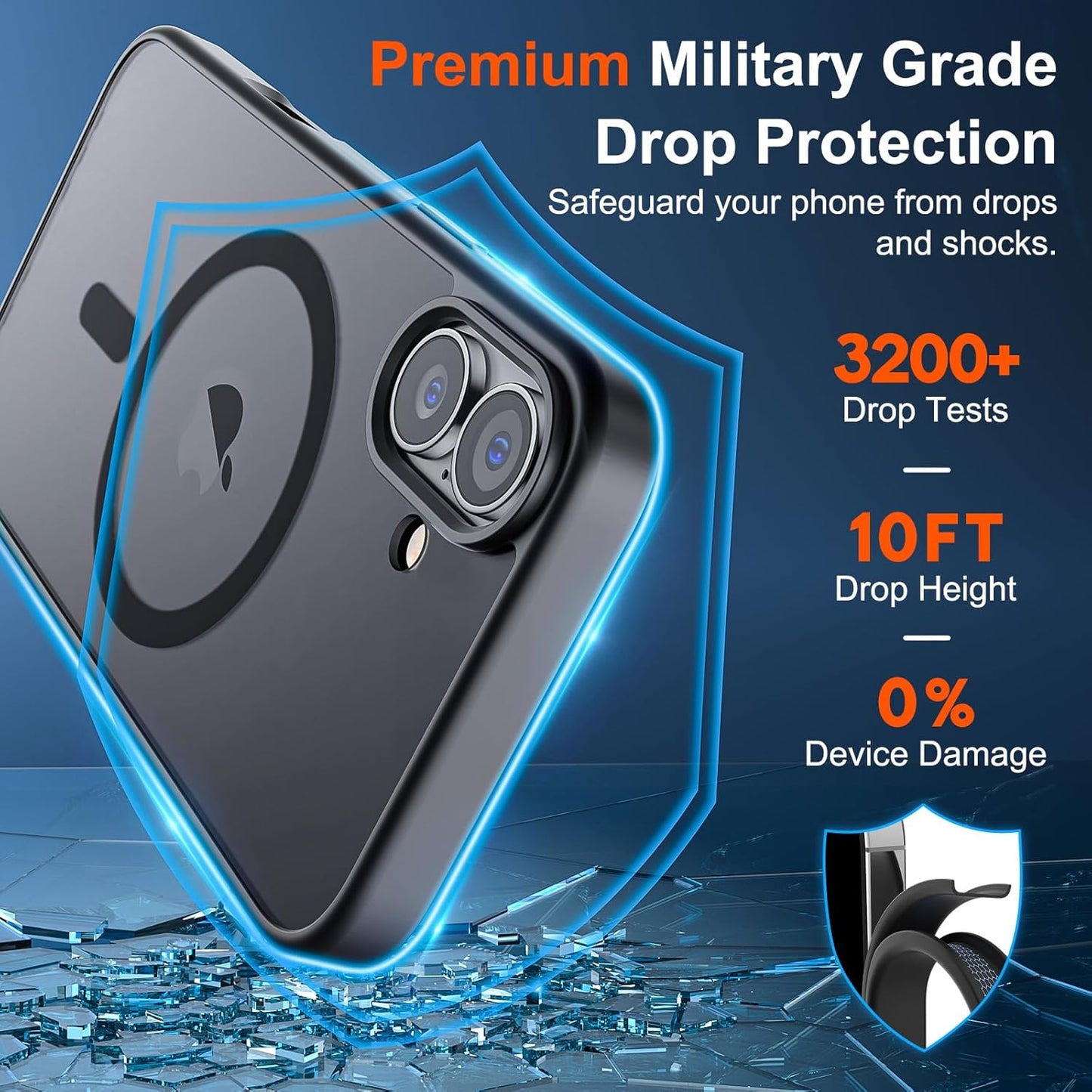 Magnetic Case Cover Armor Drop-Proof Defender Protective  - ONXW86 2427-4