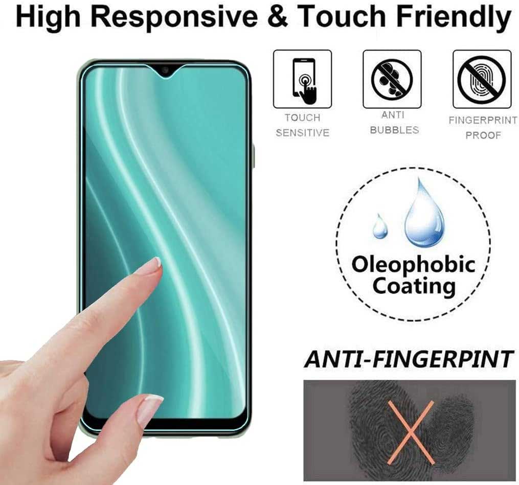 2 Pack Screen Protector Tempered Glass HD Clear Full Cover (Fingerprint Unlock) 9H Hardness  - ON2SP86 2327-3