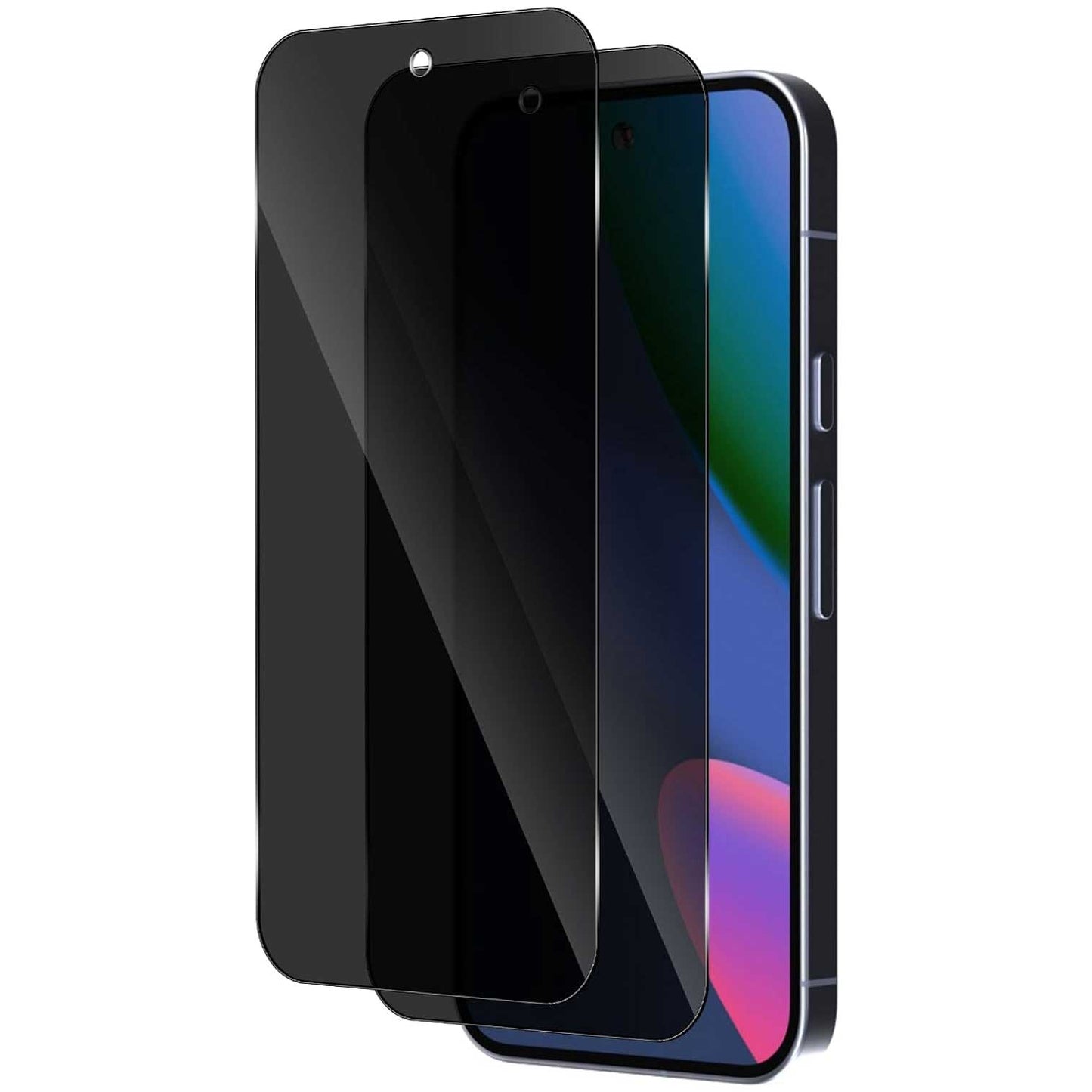 2 Pack Privacy Screen Protector Tempered Glass Anti-Spy 9H Hardness Anti-Peep 3D Edge  - ON2SP92 2453-1