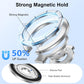 Metal Magnetic Ring Phone Holder Kickstand Folding Desk Stand Silver Color  - ONXW220 2570-5