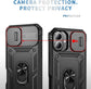 Hybrid Case Cover Metal Ring Lens Protects Kickstand Shockproof Armor  - ONXW104 2446-4