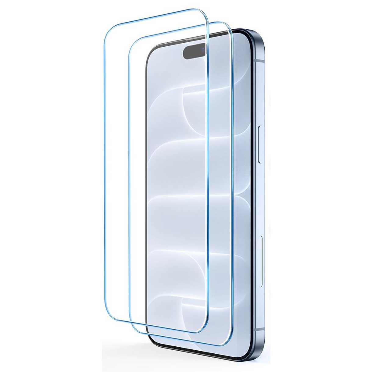 2 Pack Screen Protector Matte Tempered Glass HD Clear Full Cover 9H Hardness Case Friendly  - ONXW250 2607-1