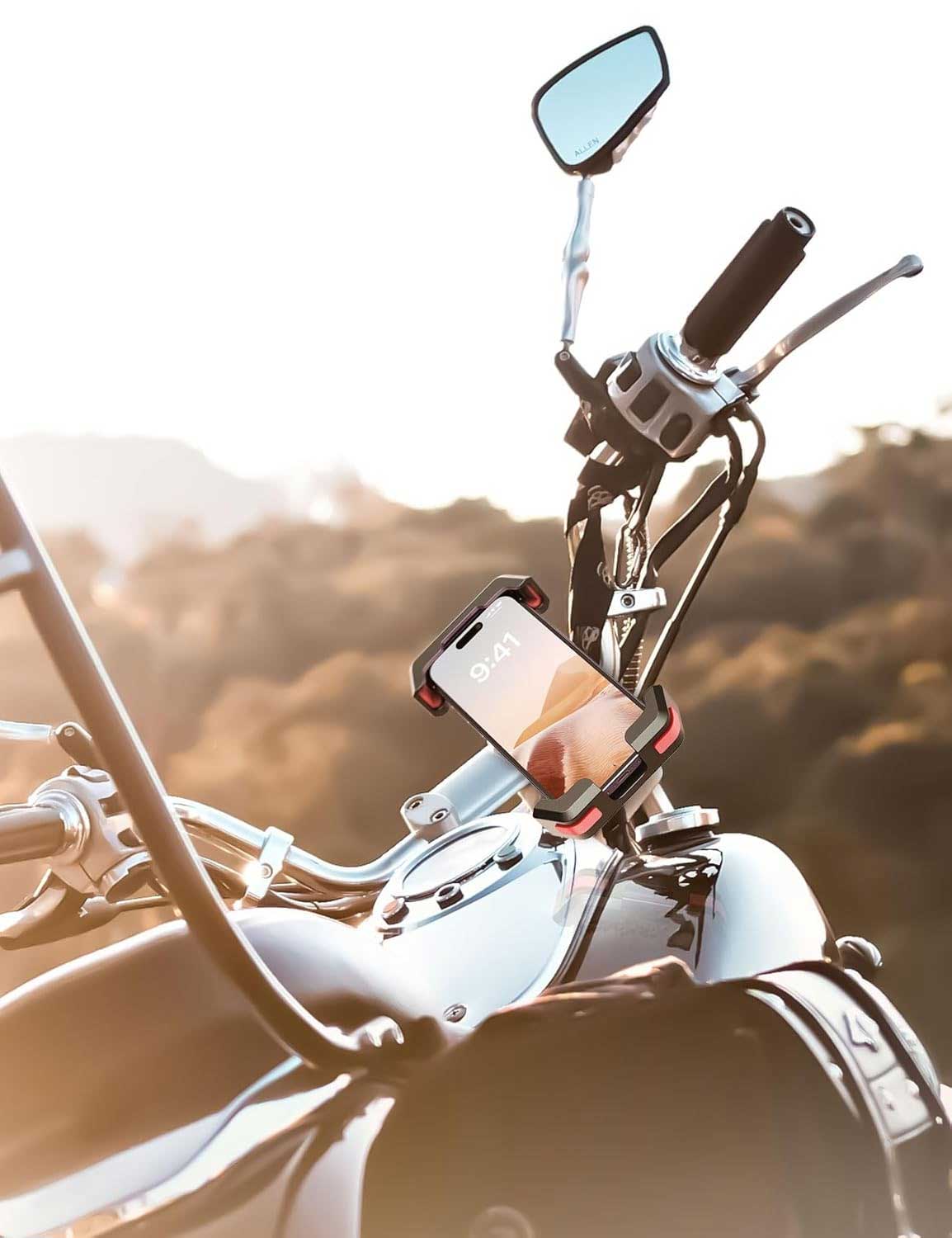 Bicycle/Motorcycle Mount Handlebar Bike Cradle Dock Swivel  - ONXW257 2618-9