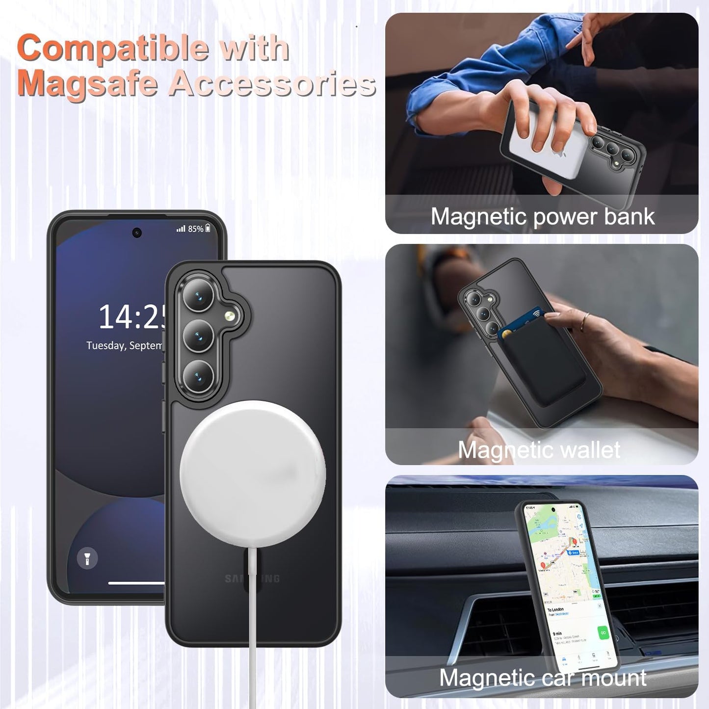Magnetic Case  Cover Armor Drop-Proof  Defender Protective  - ONXW21 2357-6
