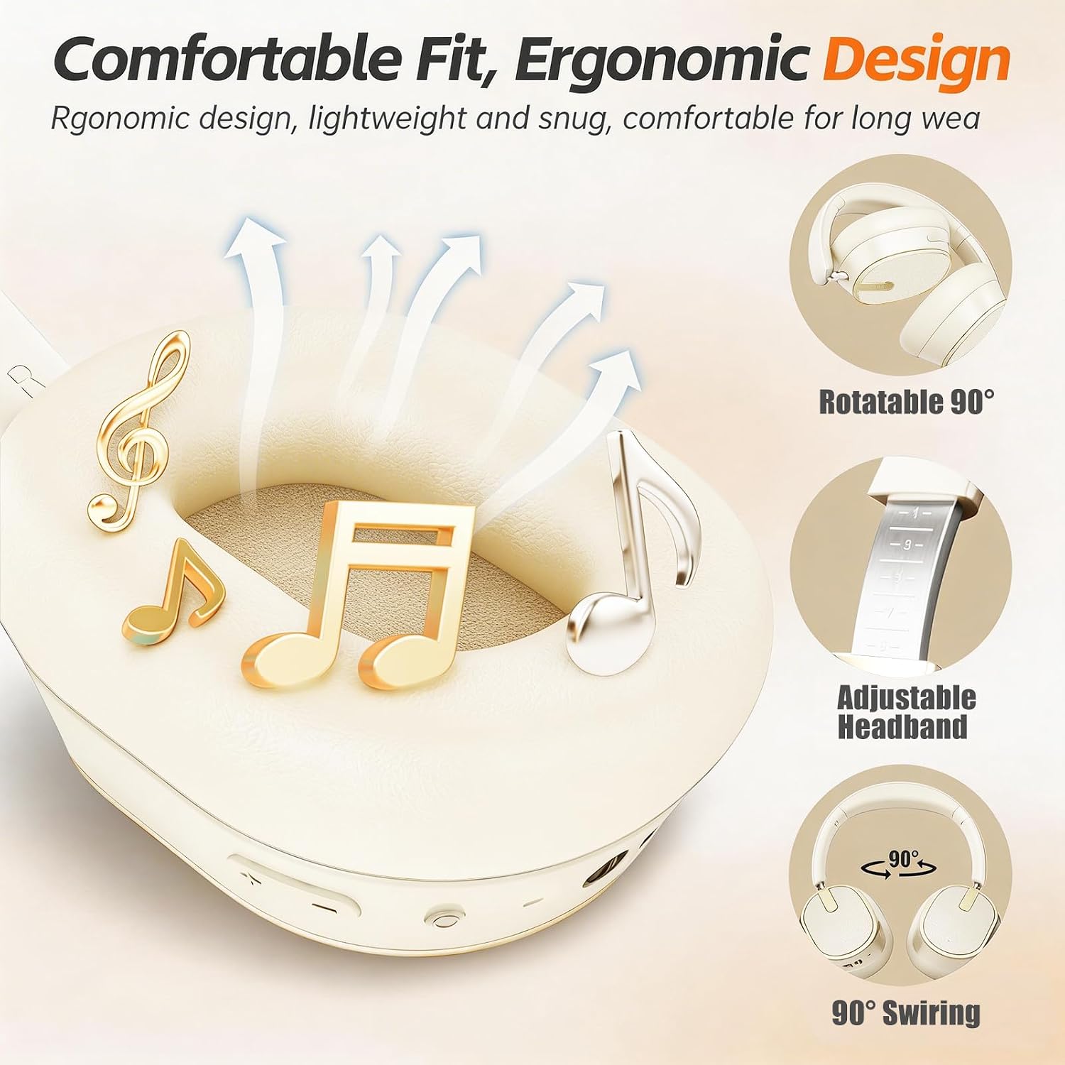 Wireless Headphones Foldable Headset w Mic Earphones Earbuds  - ONXW141 2490-2