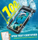 Waterproof Case 2 Pcs Underwater Bag For Pool Sea Floating Cover Touch Screen  - ONXW277 2638-2