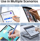 5 Pcs Stylus Touch Screen Pen Silicone Tip Lightweight Alloy Black/White/Rose Gold/Blue/Silver  - ONXW265 2626-6