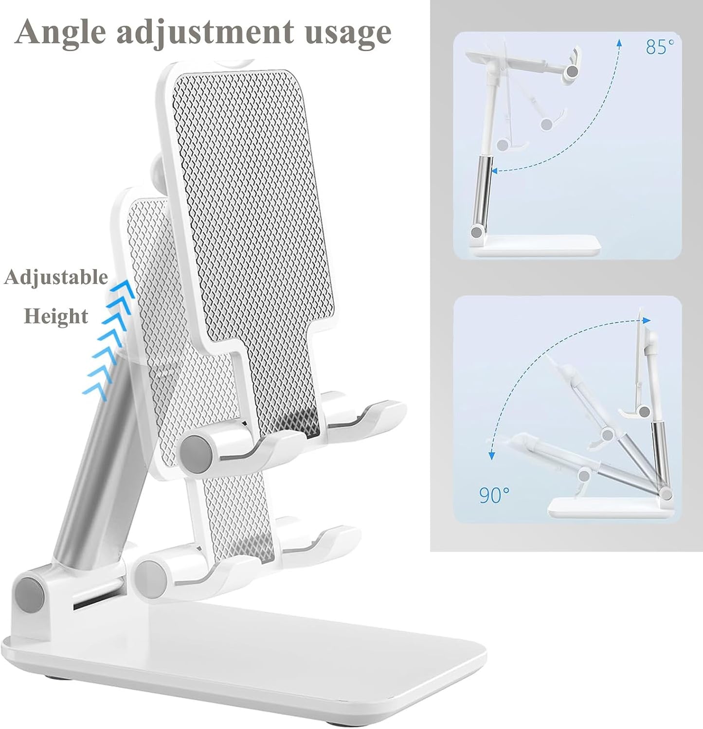 Foldable 2 Pack Phone Stand Portable Travel Holder Desktop Dock Cradle Fold-up  - ONXW230 2585-7