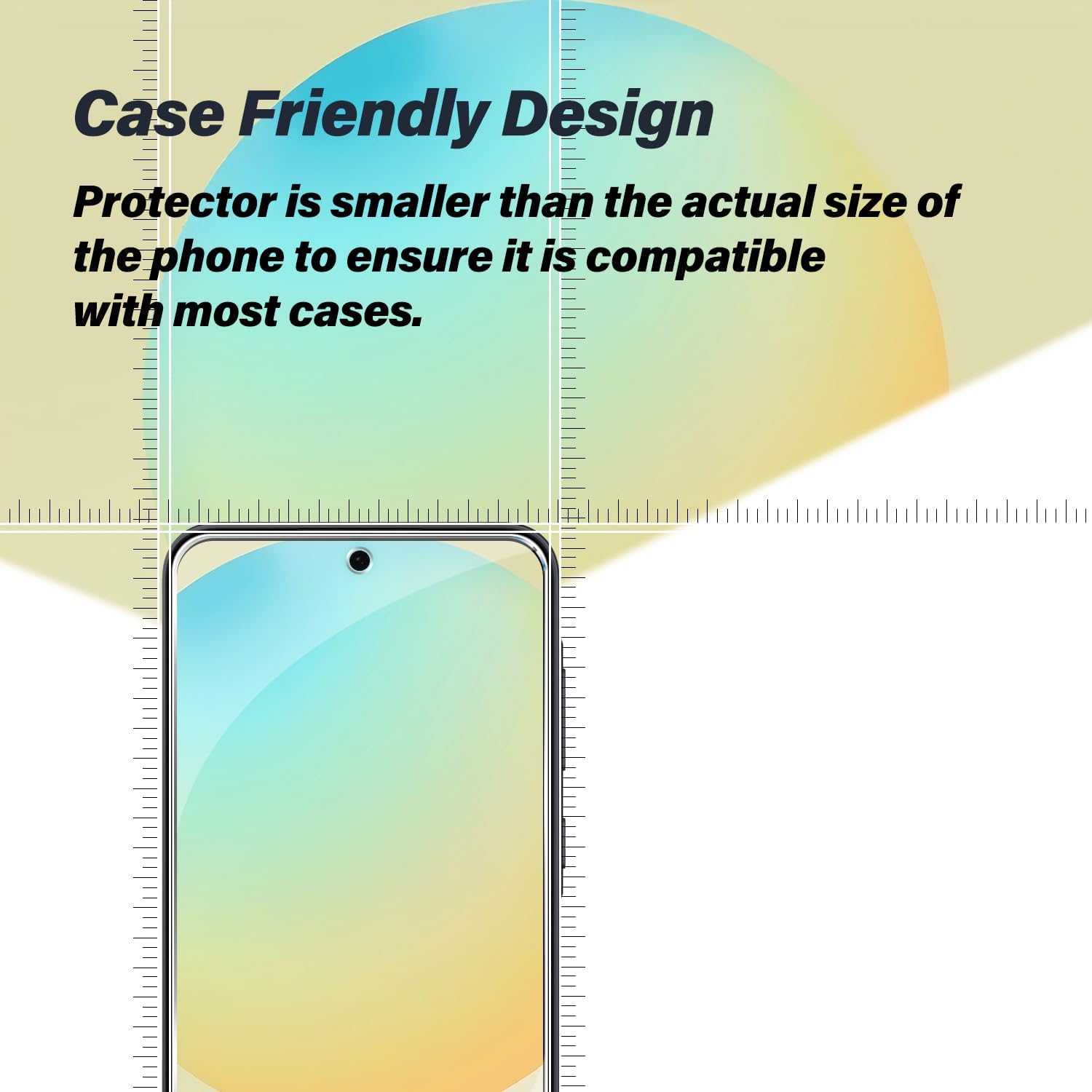 2 Pack Screen Protector Tempered Glass HD Clear  Full Cover  (Fingerprint Unlock)  9H Hardness   - ON2SP87 2419-4