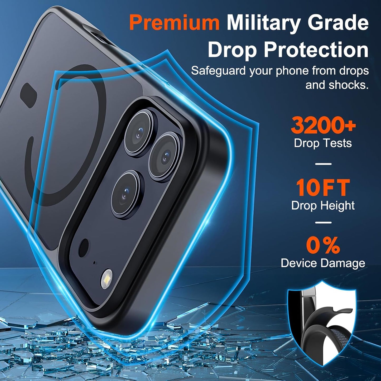 Magnetic Case Cover Armor Drop-Proof Defender Protective  - ONXW83 2422-4
