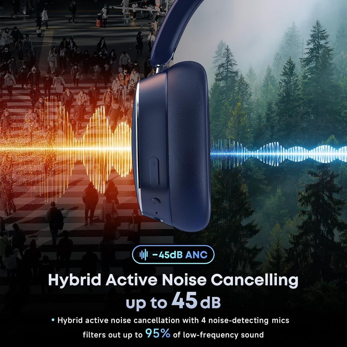 Wireless Headphones Foldable Headset w Mic Earphones Earbuds  - ONXW140 2489-2