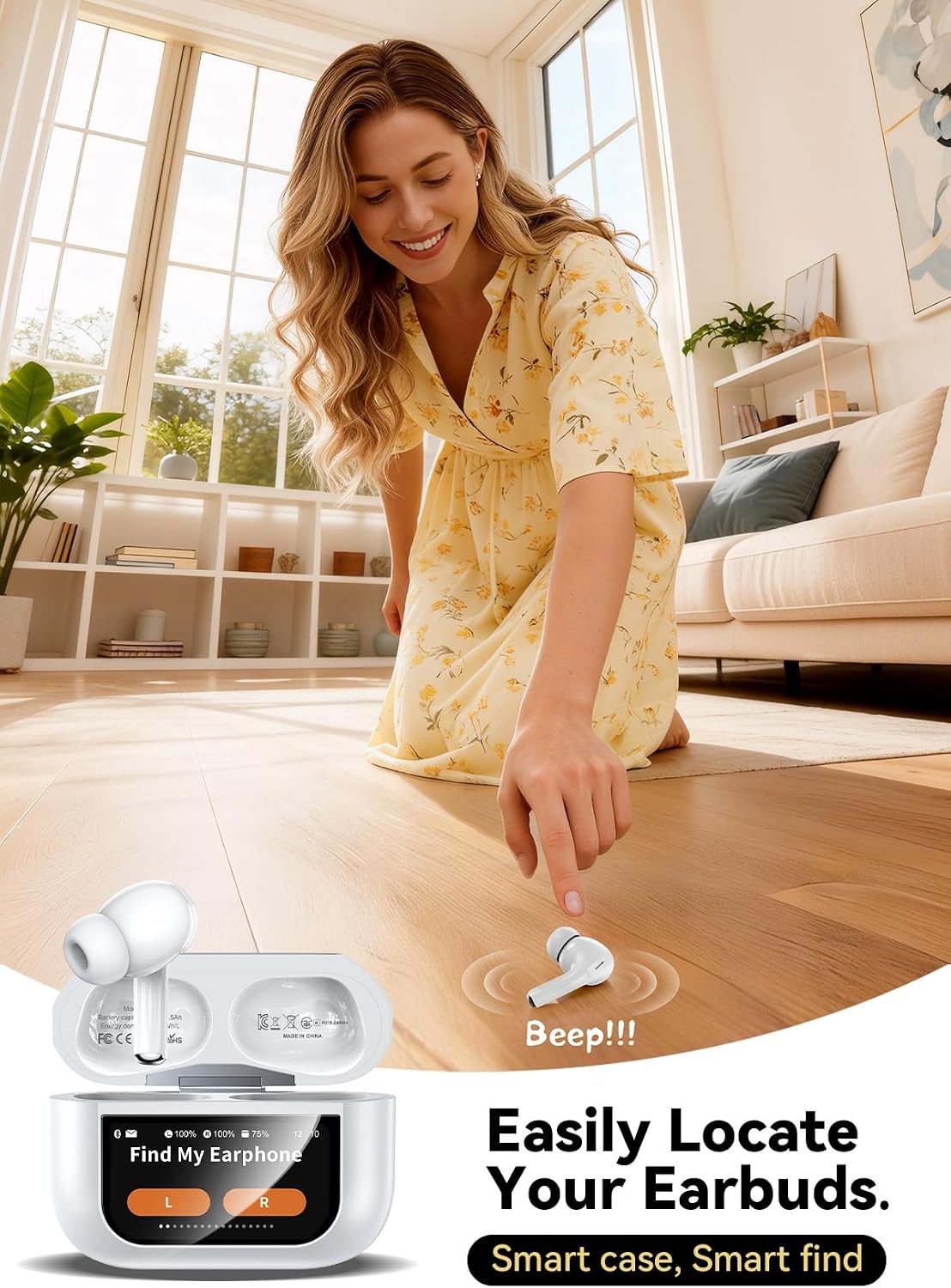 TWS Earphones Wireless Earbuds Headphone True Stereo Headset  - ONXW136 2485-4