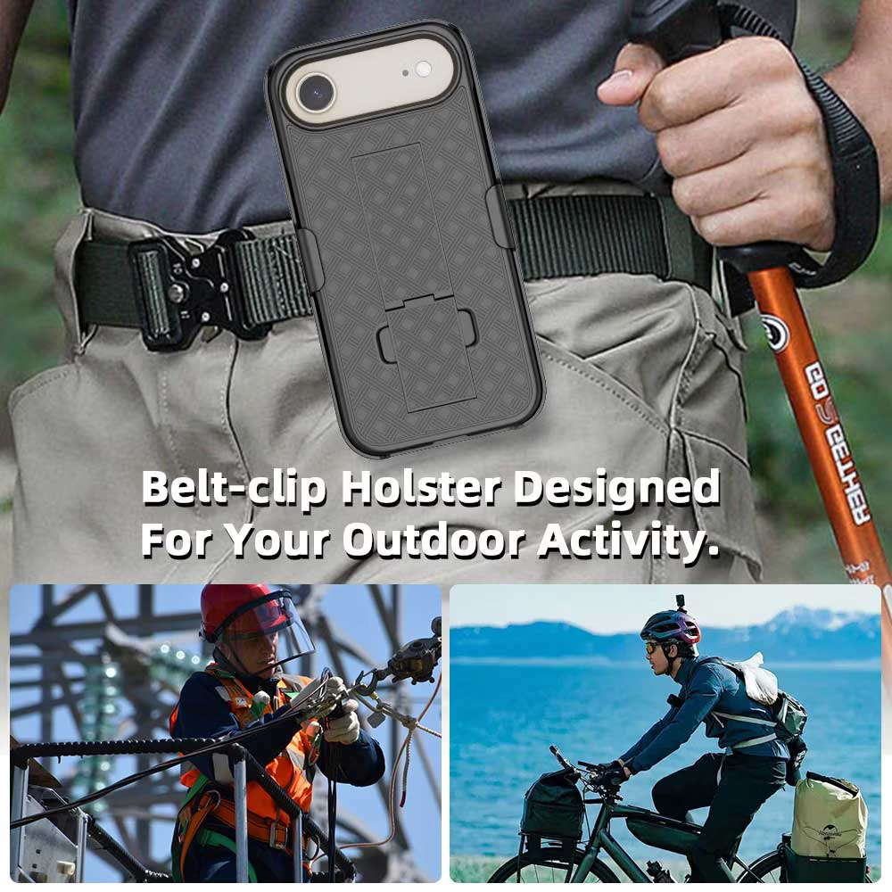 Case Belt Clip Holster Swivel Cover Kickstand Armor  - ONC35 2247-6