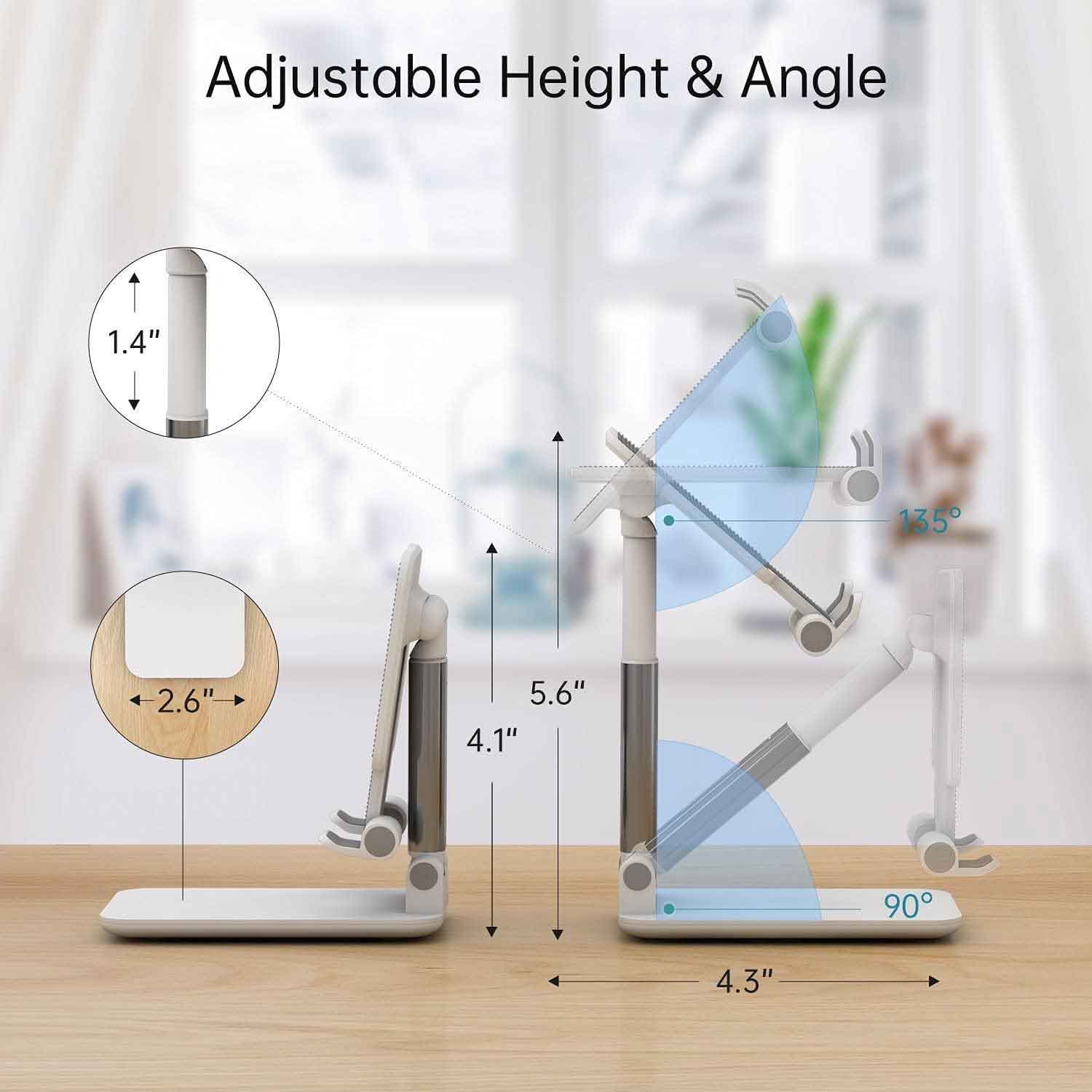 Stand Foldable Holder Travel Desktop Cradle  - ONZW91 2281-4