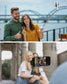 White Selfie Stick  Wireless Built-in Tripod Remote Shutter Self-Portrait Extendable  - ONXW246 2603-2