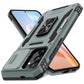 Grey Hybrid Case Cover Metal Ring  Lens Protects Kickstand Shockproof Armor  - ONXW284 2648-1